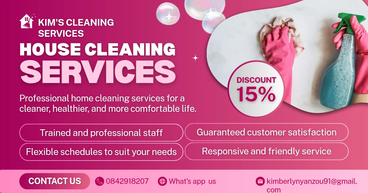 Kimberly — founder of Kim's Cleaning Services